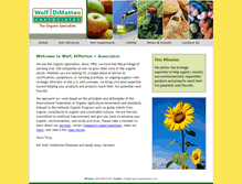 Tablet Screenshot of organicspecialists.com